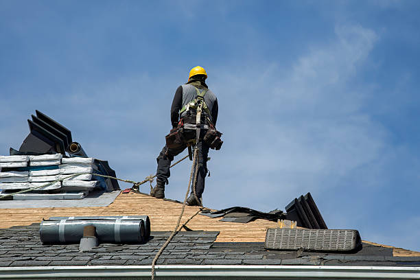 Professional Roofing technician working in Blakely, PA